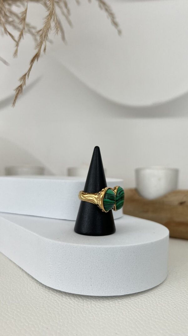 Ajustable Esmeralda Ring - Imagen 2