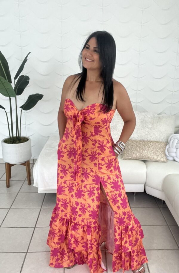 Halter Sunset Maxi Dress - Imagen 3