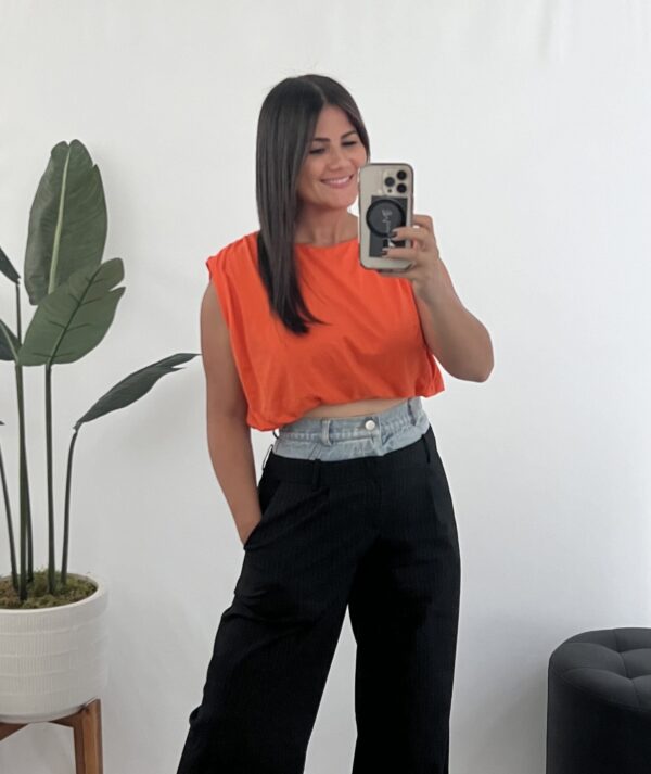 Ovy Bubble Crop Top - Imagen 3