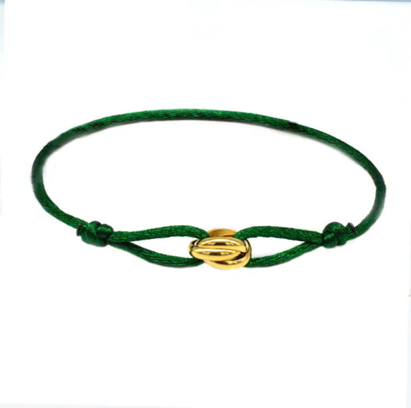 Ajustable Trinity Rope Bracelet - Imagen 4